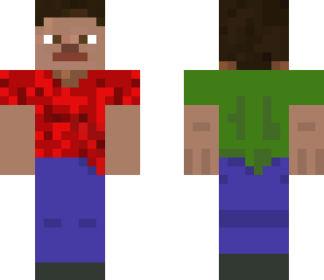 red and green steve