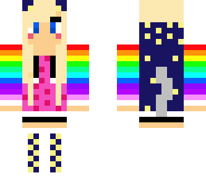 nyan cat girl edited