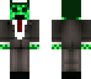 zombie in a suit with a christmas hat