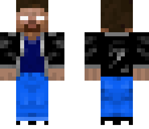 herobrine in leather jacket
