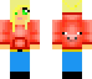 blonde pig girl