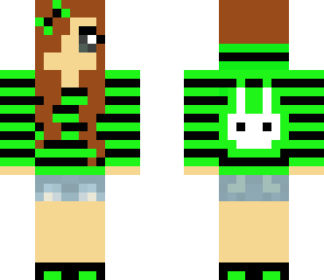 green easter girl