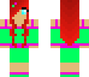 pink and green