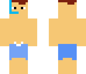 snorkelling man