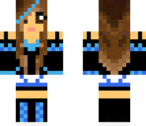 blue girl