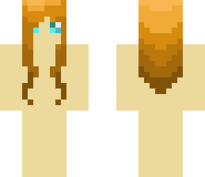 girl brown hair template original