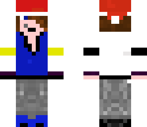 santa hat man