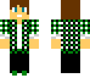 green shirt teen boy