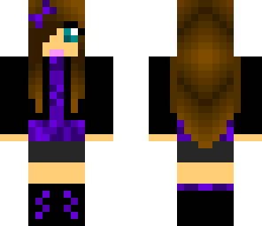 chrsitmas purple girl