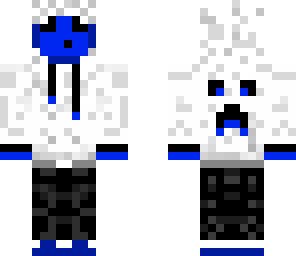 blue hooded slim