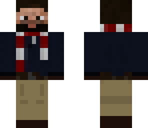 middle aged man with scarf