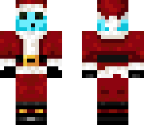 light blue santa slime
