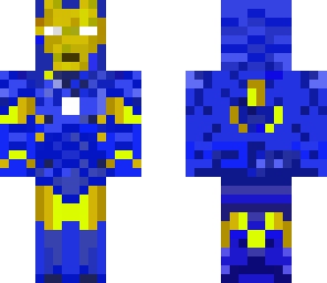 blue iron man