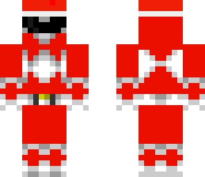 red power ranger santa