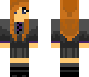 girl in purple uniform