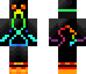 electric rainbow headphones creeper
