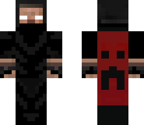ninja herobrine with creeper cape