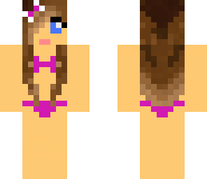 pink bikini girl