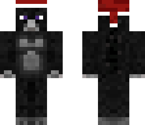 gorilla whit santa hat