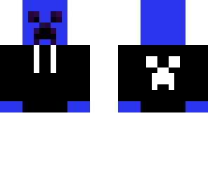 blue hoodie creeper
