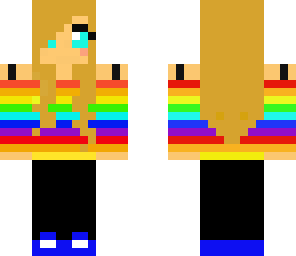 rainbow girl