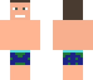 me as a minecraft skin summer edition