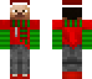 festive steve advent skins 17