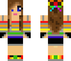 rainbow girl