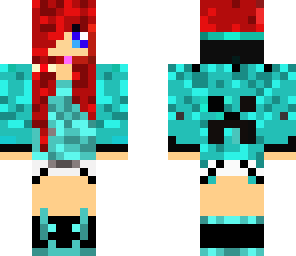 red headed blue and black creeper