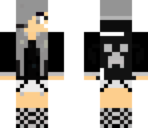 gray creeper gamer girl