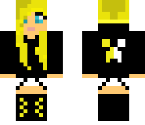 girl yellow