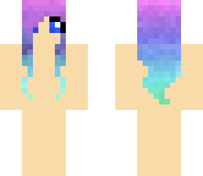 rainbow hair girl base