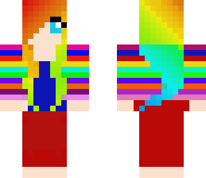 rainbow girl