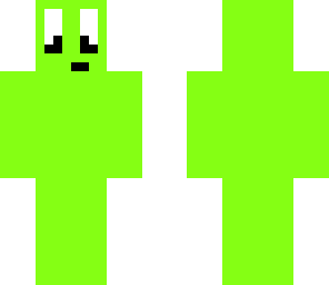 green man with big eyes