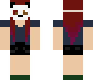 panda mask girl