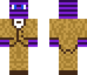 stripey purple guy in a cookie suit