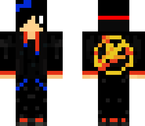 neon blue and red hunger games