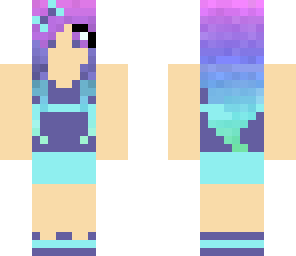 cute purple girl