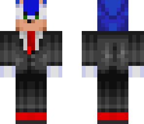 sonic in suit