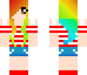 usa rainbow girl