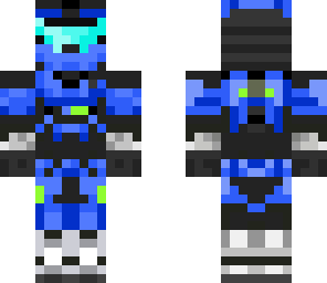 halo reach custom blue noble six