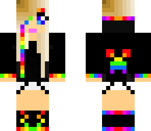 rainbow creeper girl