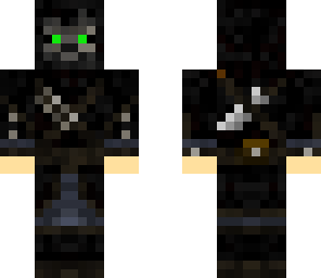 corvo with green eyes