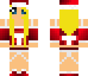 blond christmas girl