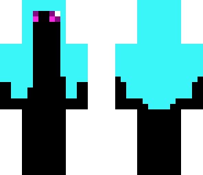 endergirl with blue hair