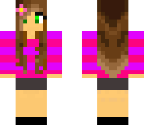 girl with flower
