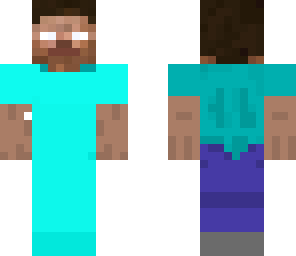 herobrine with diamond armour