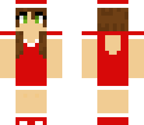 sexy brunette santa