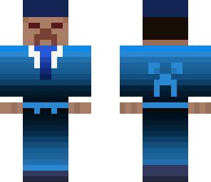 herobrine in a suit