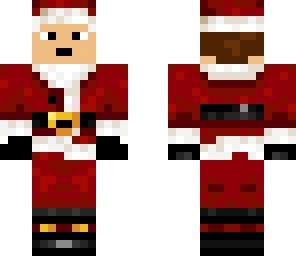 cameron in santa suit